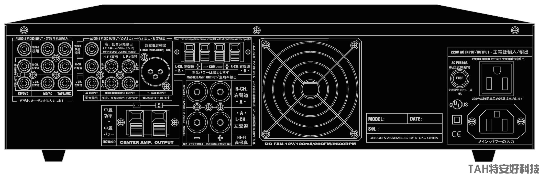 AV功放機TK-500C(圖3)